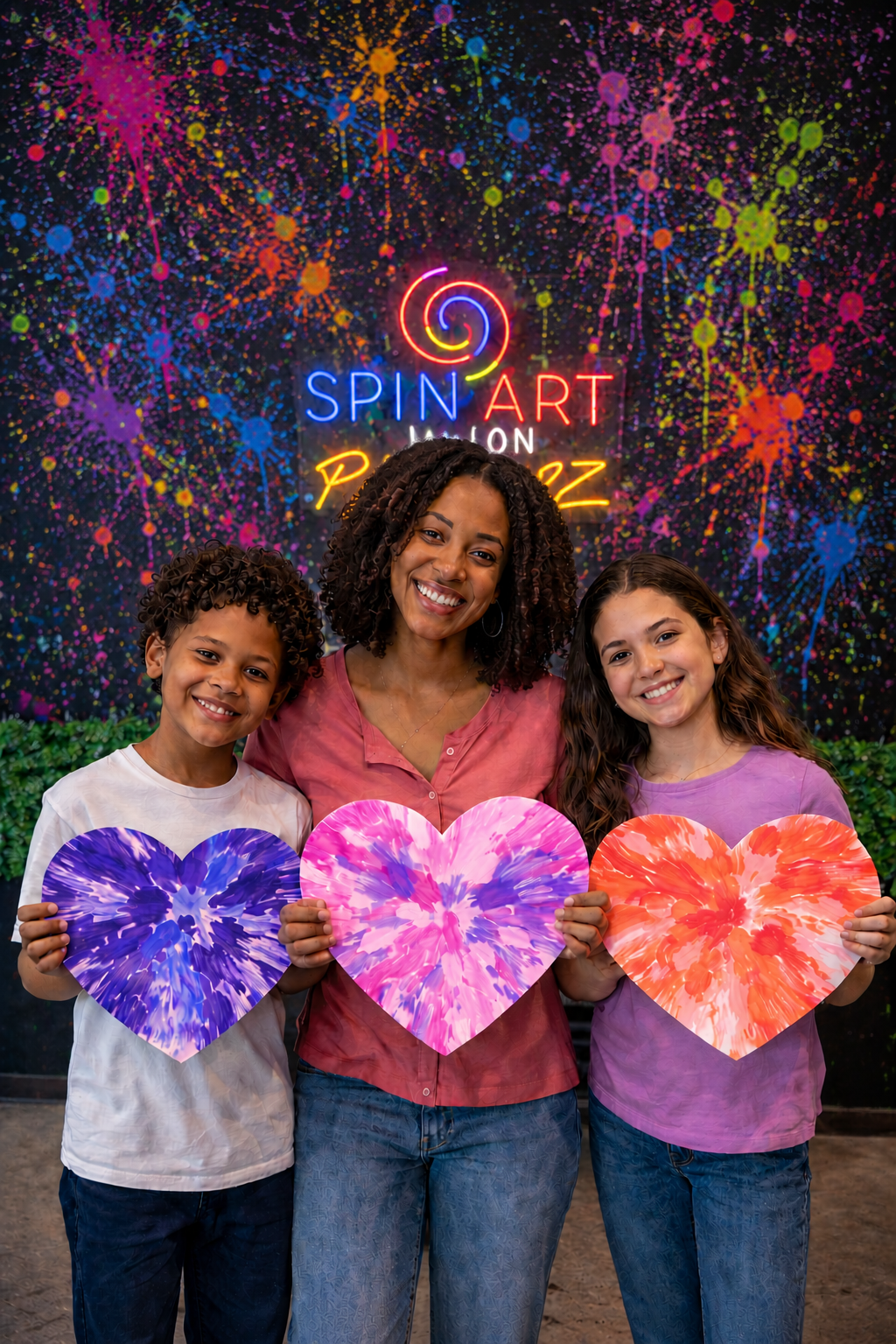 Family Spin Art